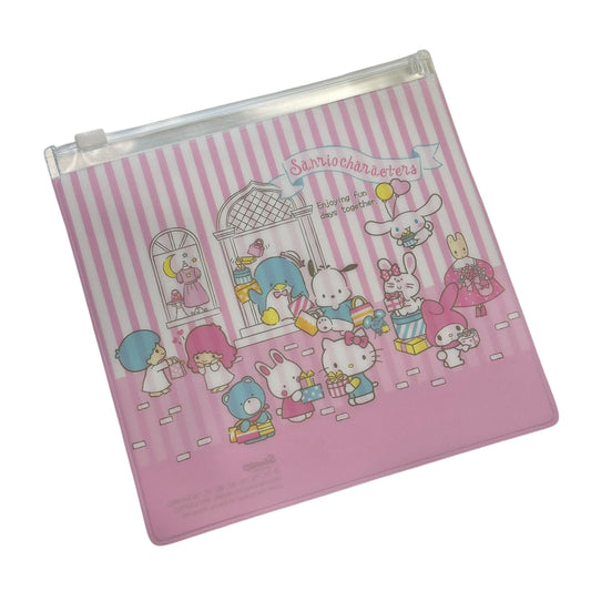 Sanrio Character Stripe Vinyl Pouch