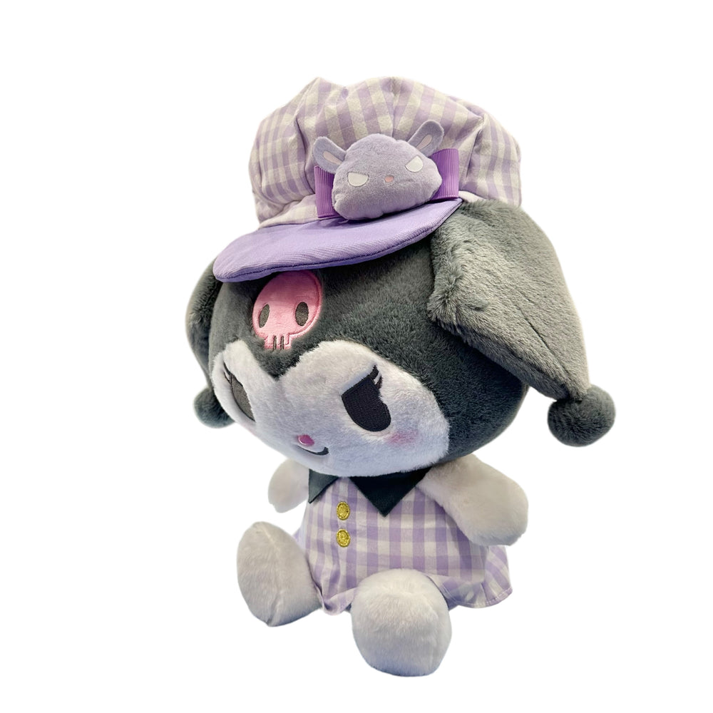 Kuromi "Gingham Casquette" 11in Plush