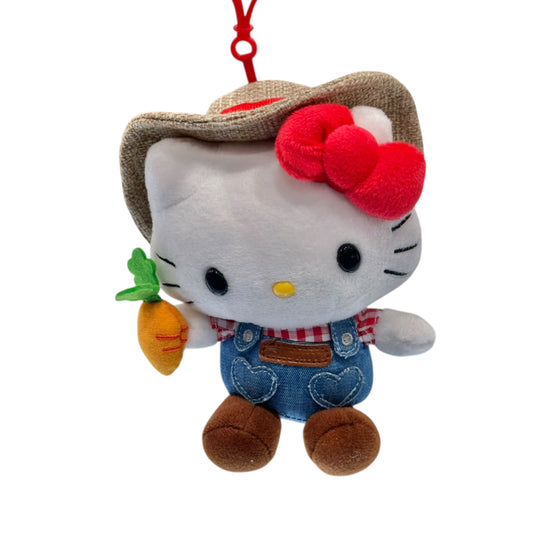 Hello Kitty "Farmer Occupation" Mascot Clip On