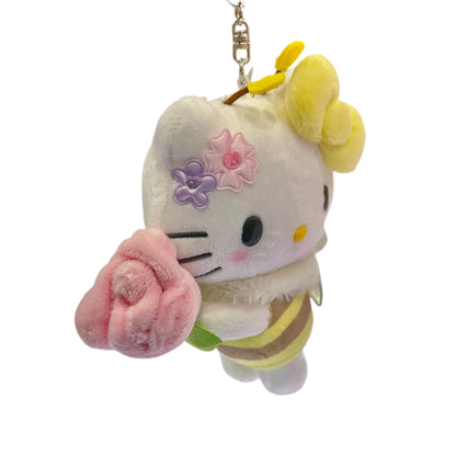 Hello Kitty Bee" Keychain w/ Mascot