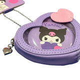 Kuromi "Heart" Mini Pouch w/ Badge