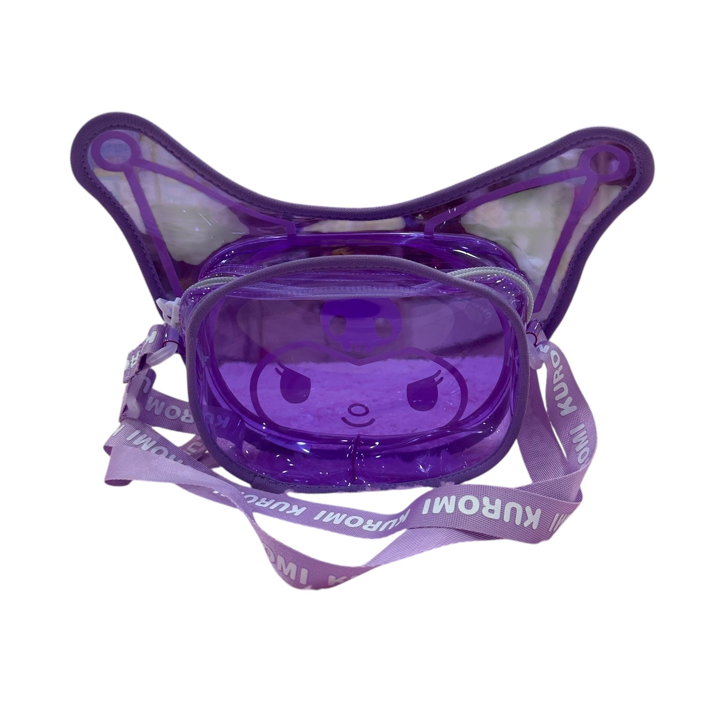 Kuromi Transparent Jelly Crossbody Bag