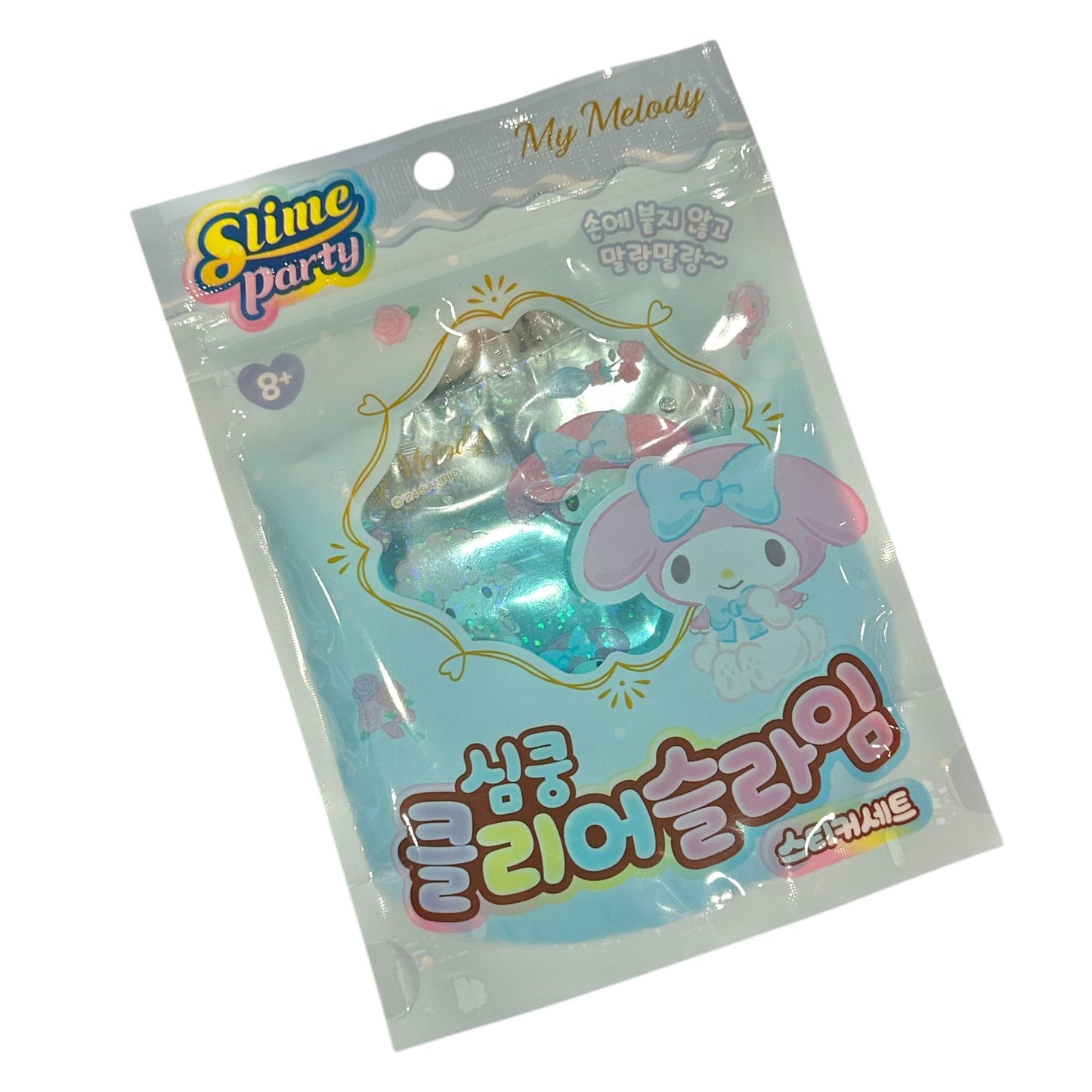 My Melody Clear Slime & Sticker Set