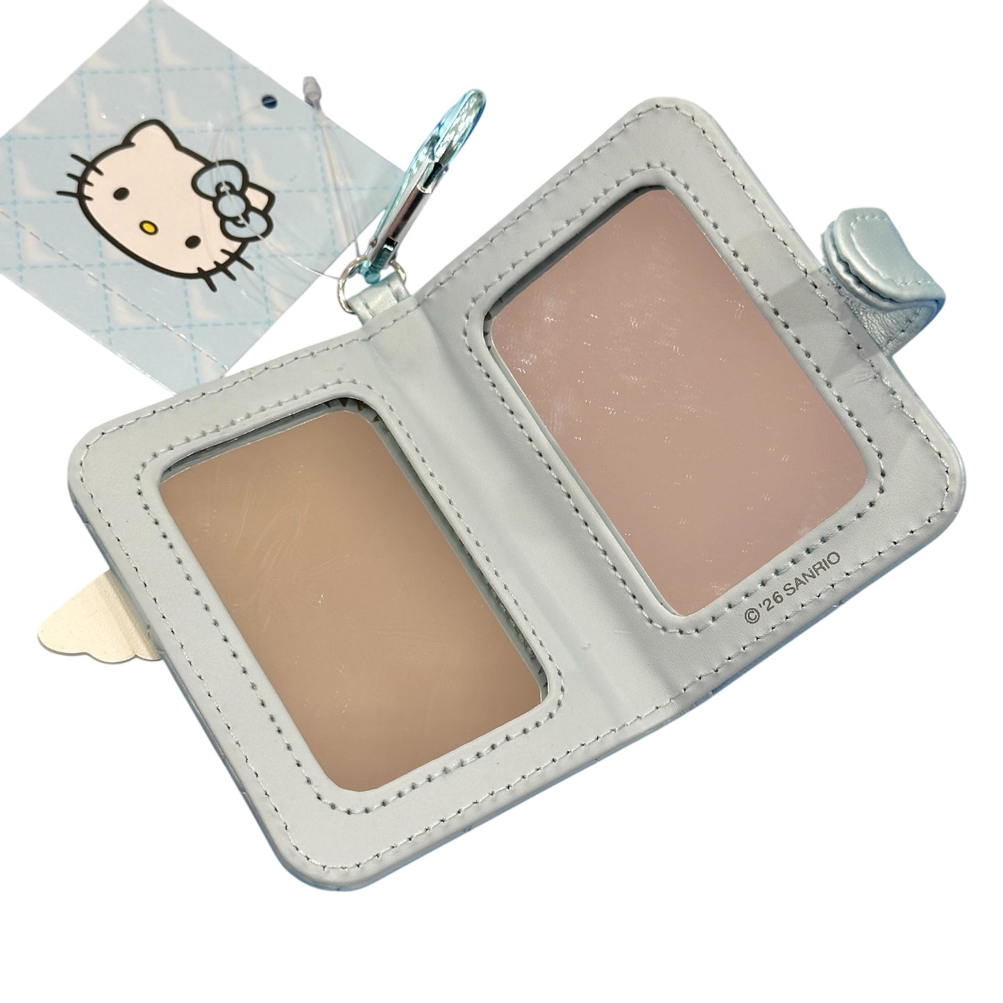 Hello Kitty "Blue Quilt" Handy Mirror