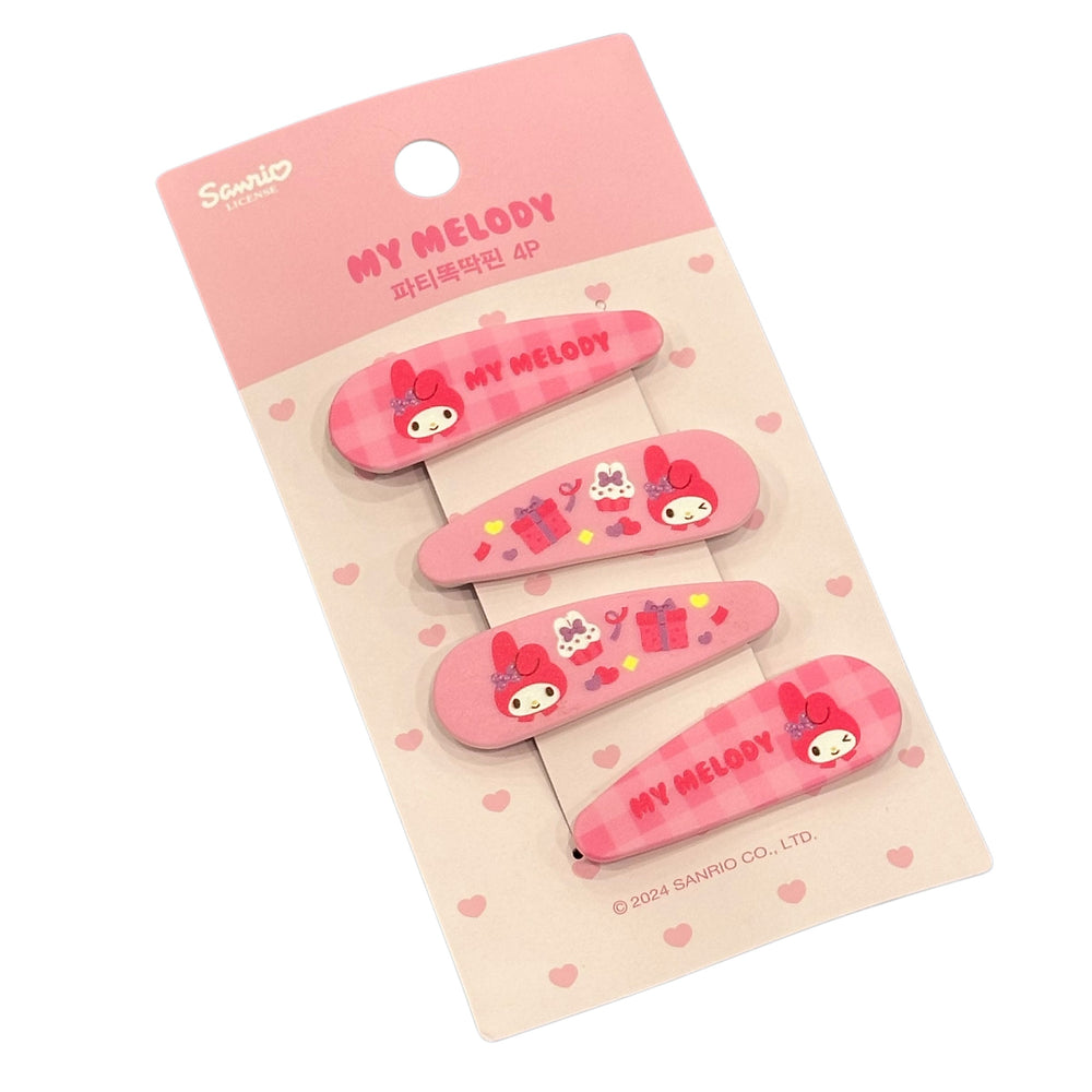 My Melody Hair Snap Clips 4pc Set