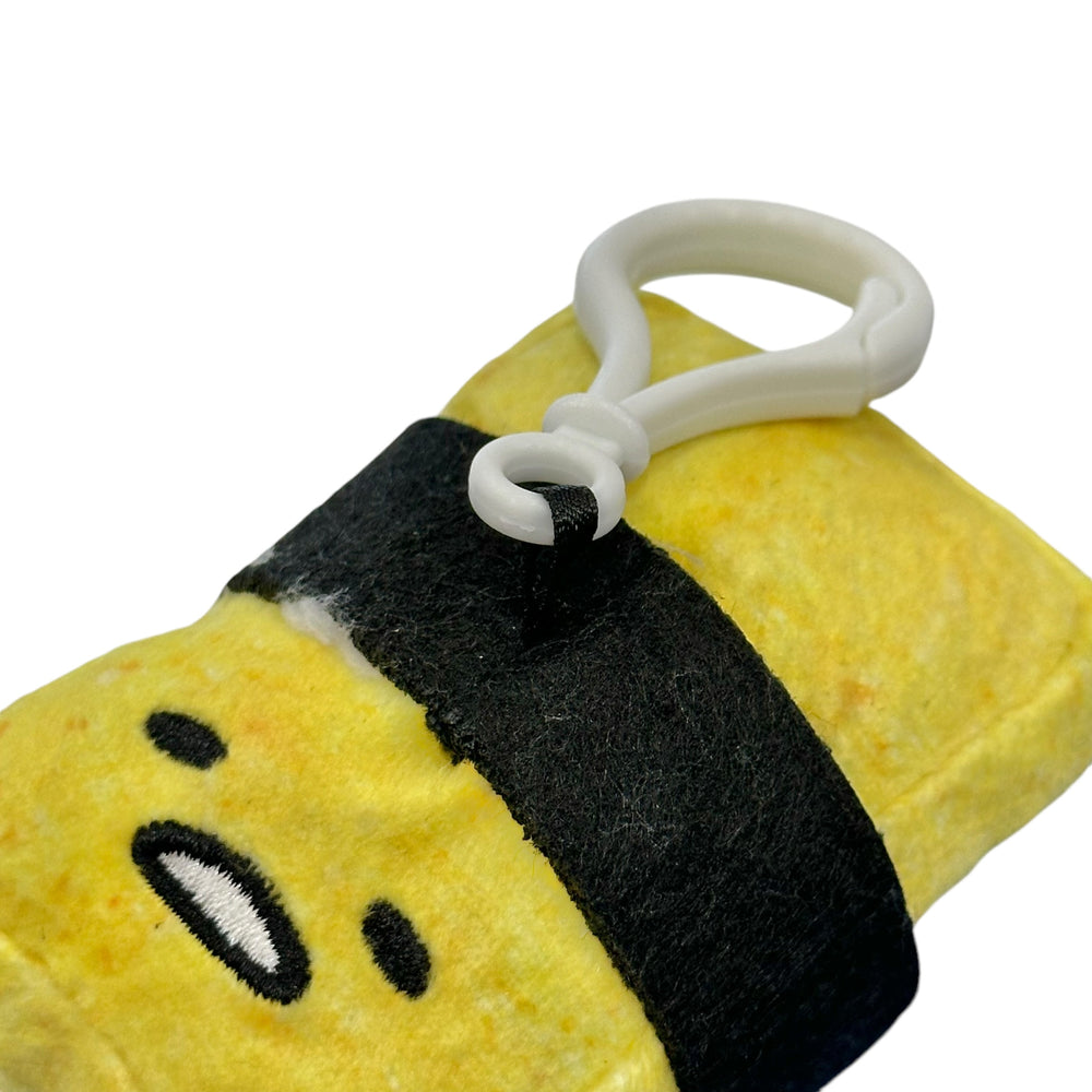 Gudetama "Egg" Sushi Mascot Clip On Plush