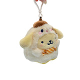 Pompompurin "Candy Ghost" Mascot w/ Ball Chain