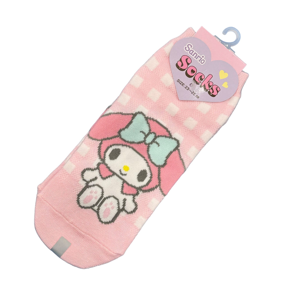 My Melody Adult "Check" Socks