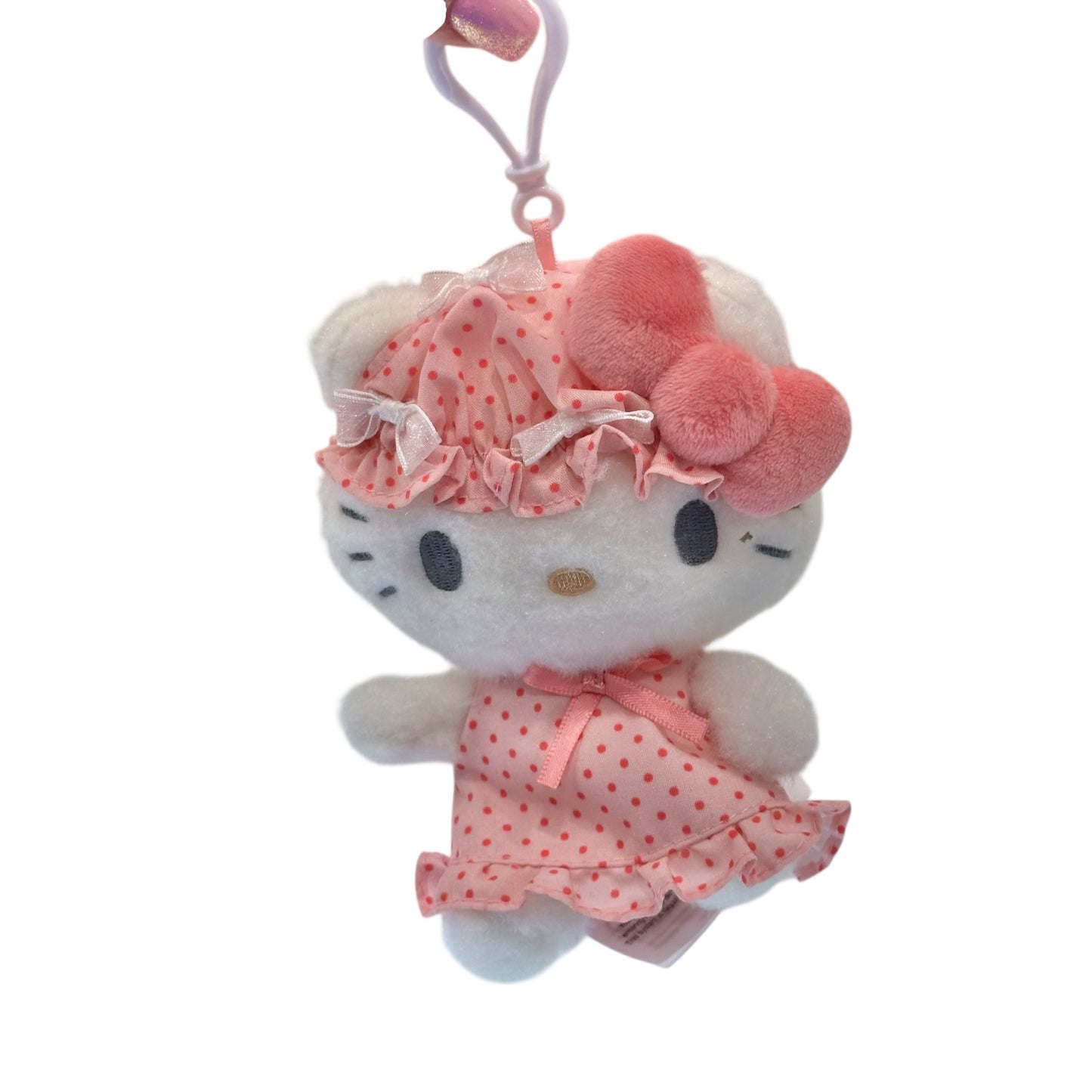 Hello Kitty "Nightcap w/ Ribbon" Mascot Clip On
