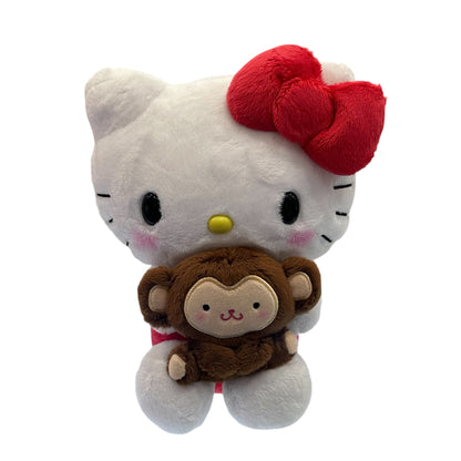 Hello Kitty "Baby Chimpanzee Hug" 8in Plush