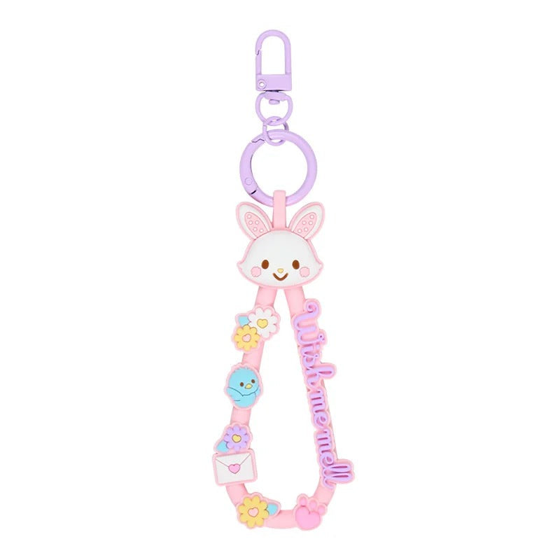 Wish Me Mell Keyring w/ Rubber Strap