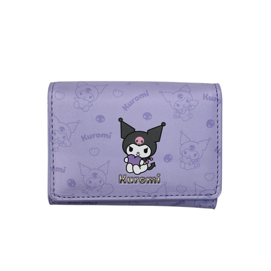 Kuromi 2-Fold Simple Wallet