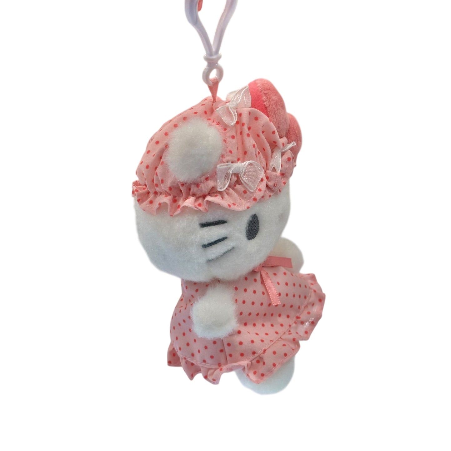 Hello Kitty "Nightcap w/ Ribbon" Mascot Clip On