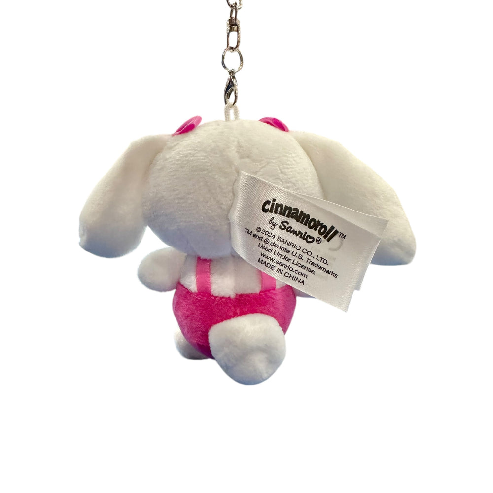 Cinnamoroll "Pink Dungarees" Mascot Key Clip