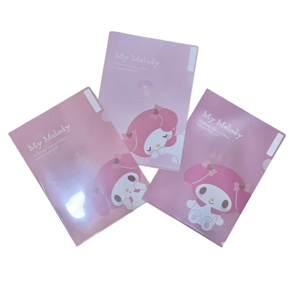 My Melody "School" Clear File