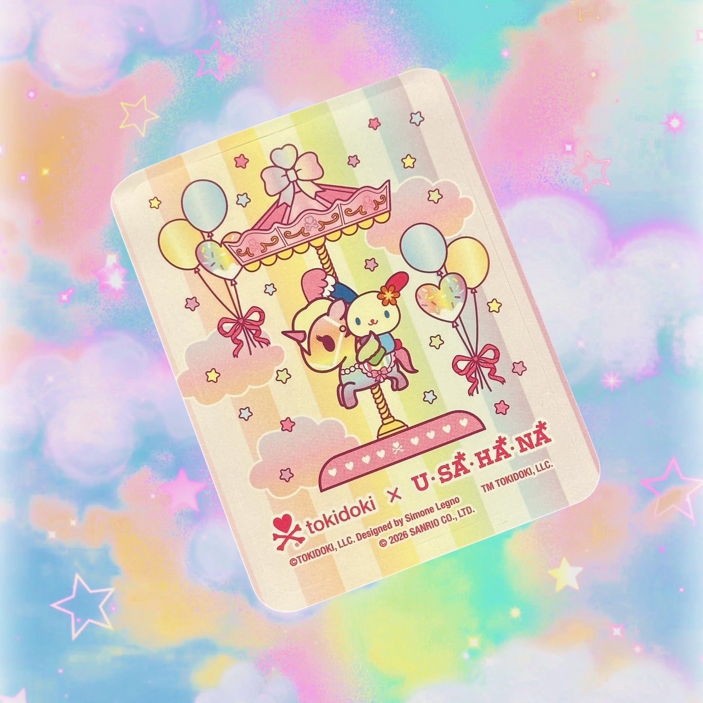 tokidoki x Usahana & Can Can "Sweet Pink Carousel" Special Edition