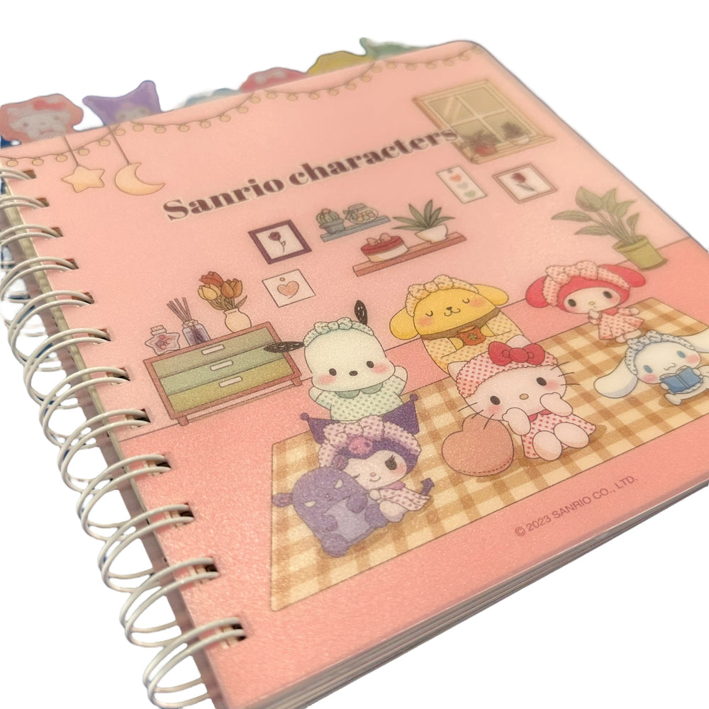 Sanrio Characters "Room" Index Notebook (Pink)