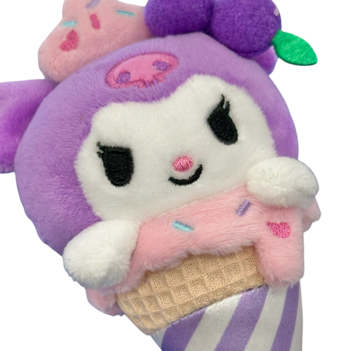 Kuromi "Ice Cream" Mascot Clip On