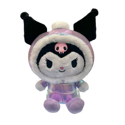 Kuromi "Shiny Hooded Puffer Jacket" 8in Plush
