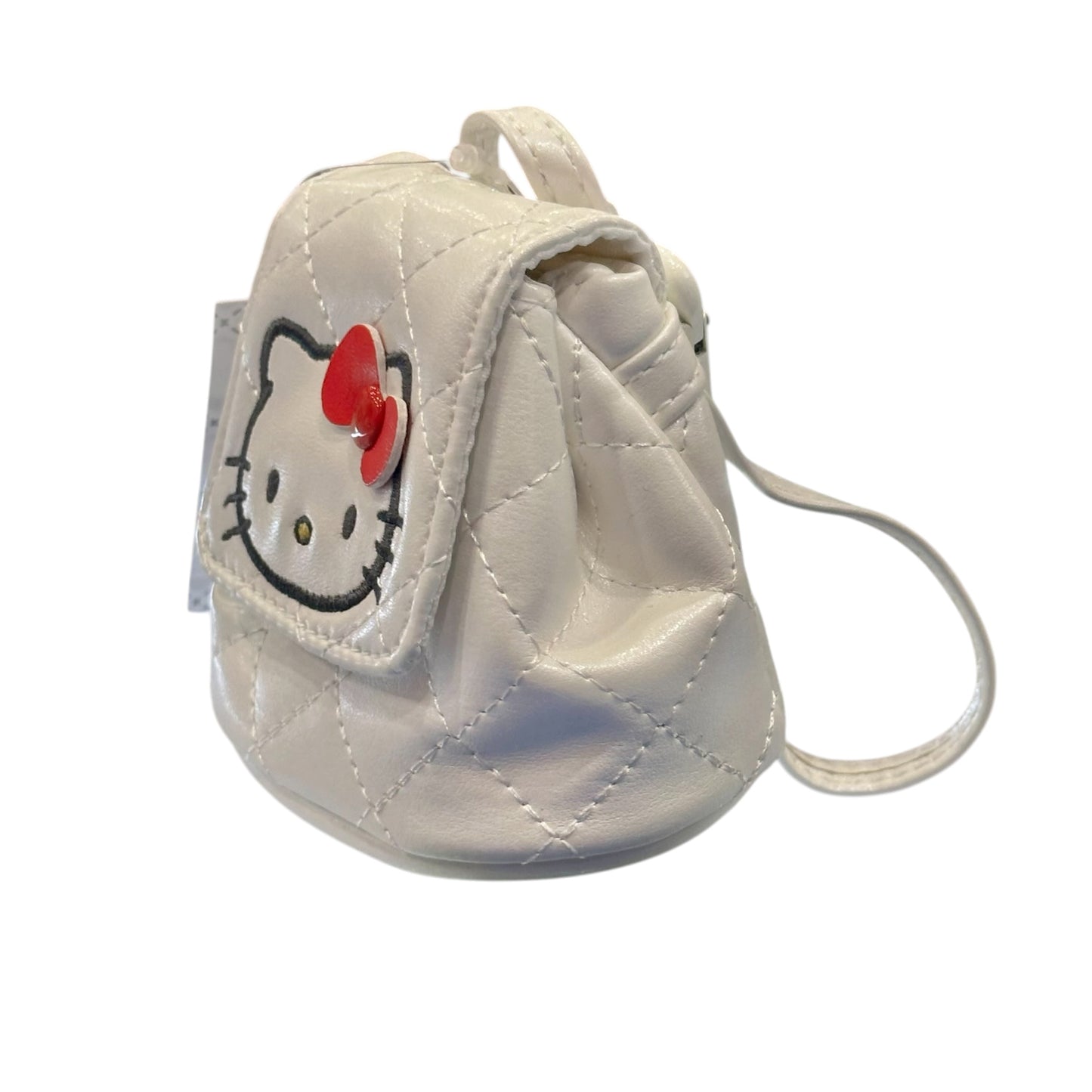 Hello Kitty "White Quilt" Mini Backpack Pouch