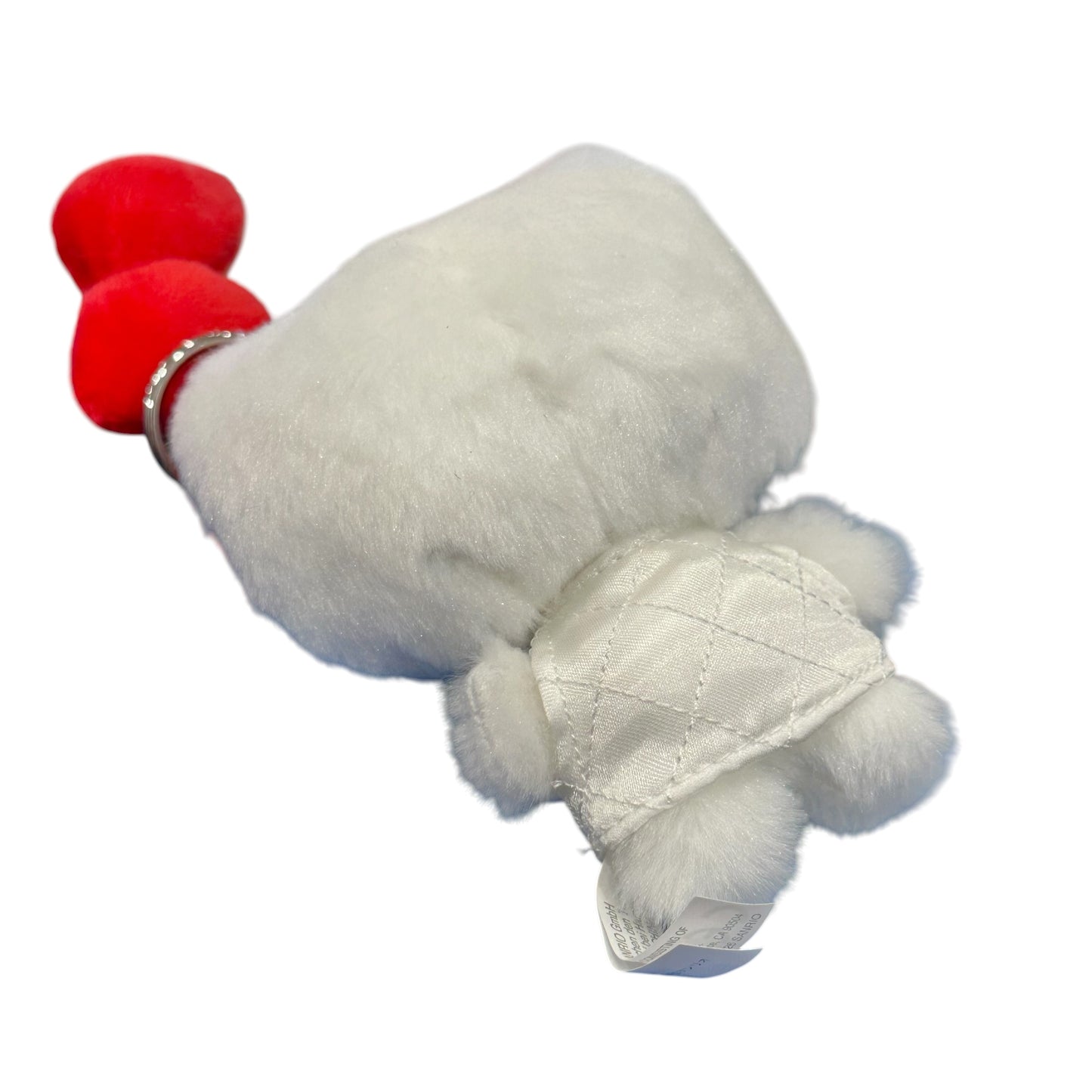Hello Kitty "White Quilt" Keychain w/ Mascot