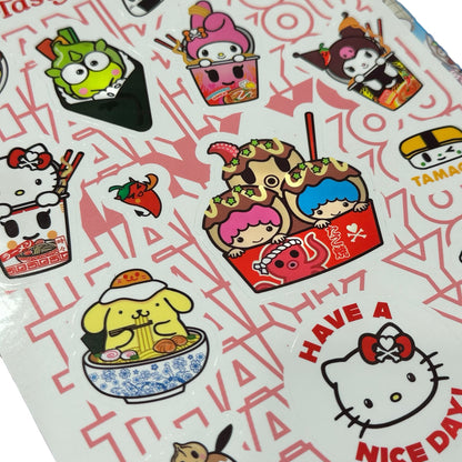 tokidoki x Hello Kitty & Friends "Tasty Takeout" Sticker Sheet