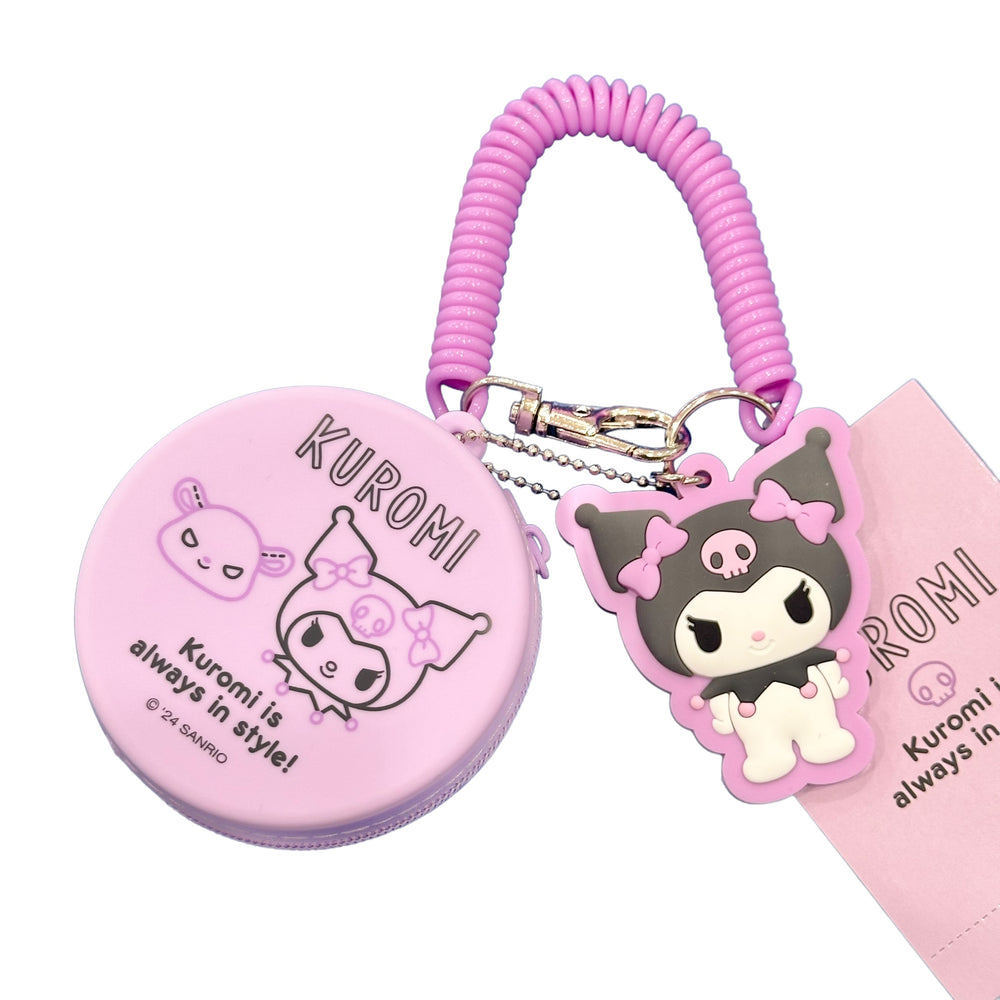 Kuromi "B" Keyring w/ Mini Case