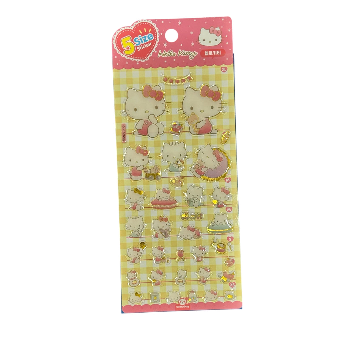 Hello Kitty 5-Size Sticker Set