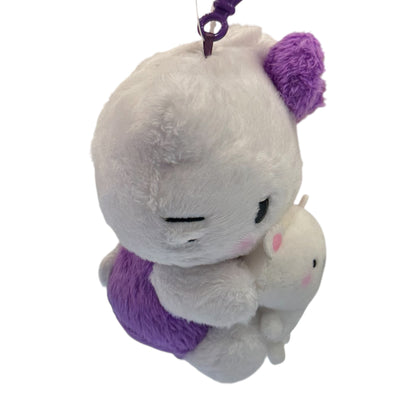 Hello Kitty "Baby Polar Bear Hug" Mascot Clip On