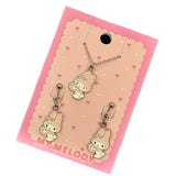 My Melody Necklace & Earrings Set