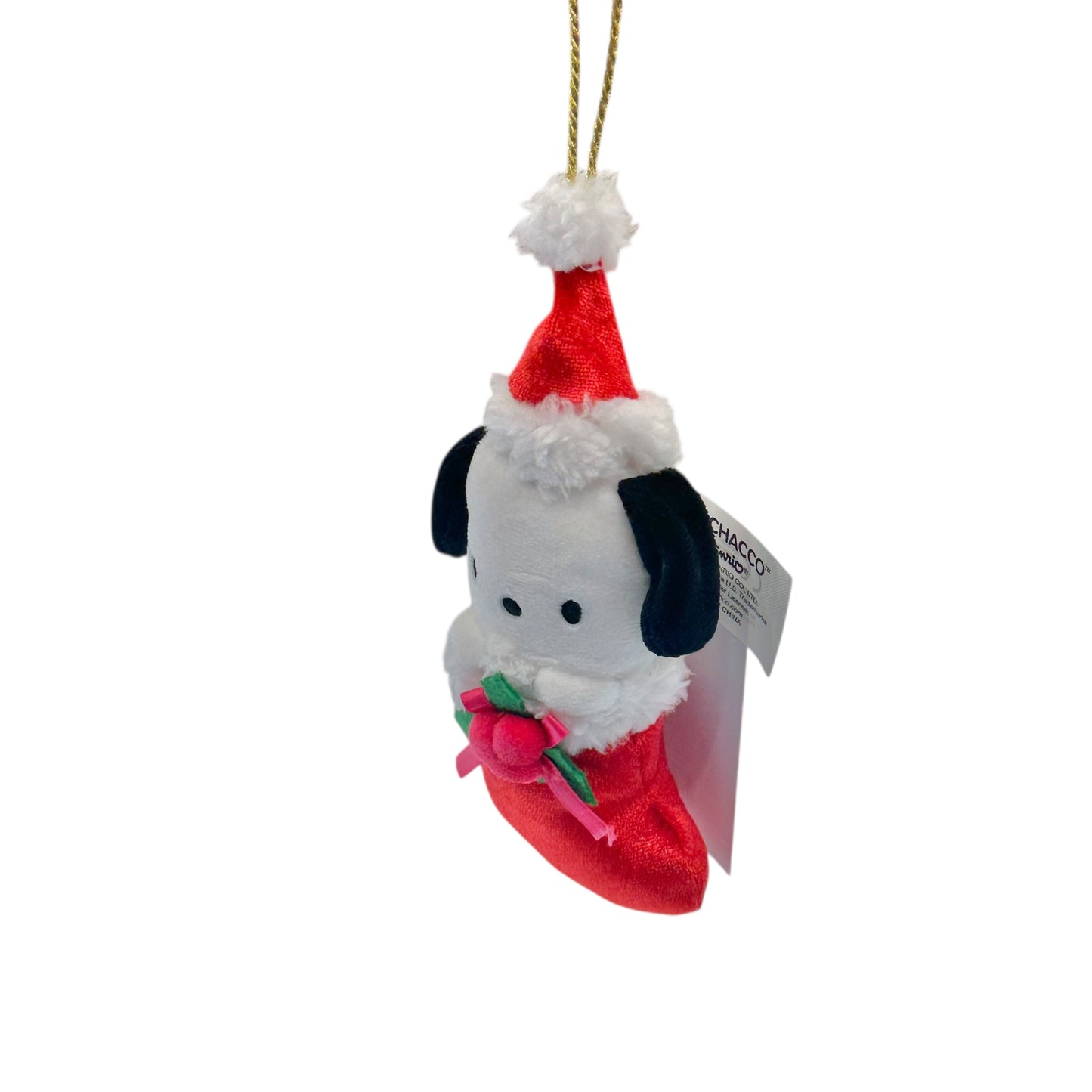 Pochacco Christmas Stocking Mascot Ornament