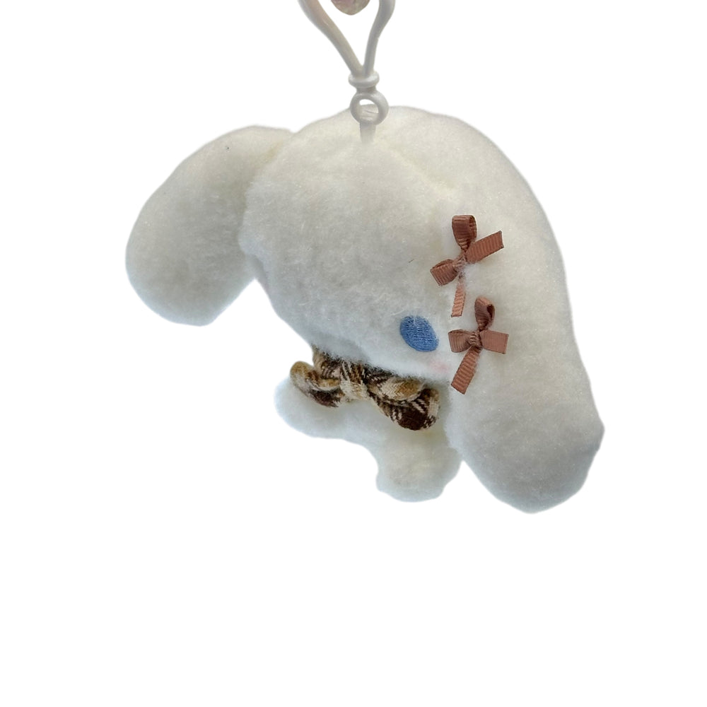 Cinnamoroll "Mocha Check" Mascot Clip On Plush