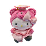 Hello Kitty "Pink Bear Graduation" 10in Plush