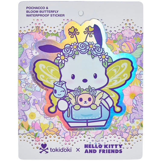 tokidoki x Hello Kitty & Friends "Butterfly Garden" Pochacco & Bloom Sticker