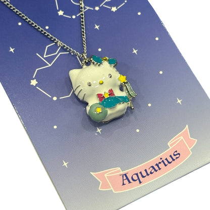 Hello Kitty "Aquarius" Zodiac Necklace