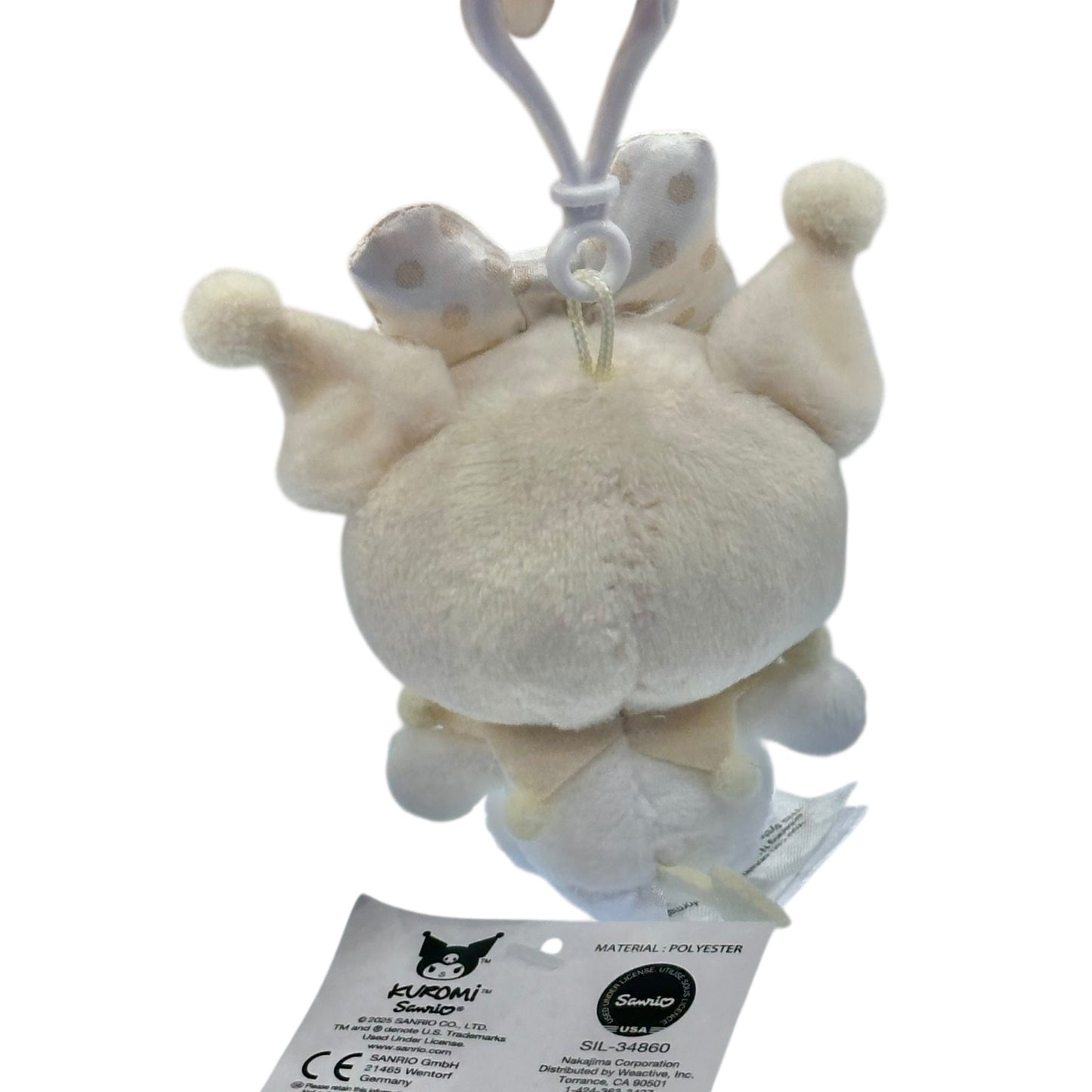 Kuromi "White" Favorite Color Mascot Clip On