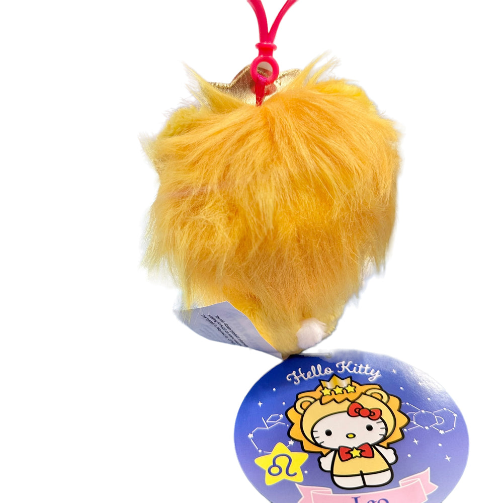 Hello Kitty "Leo" Zodiac Mascot Clip On Plush