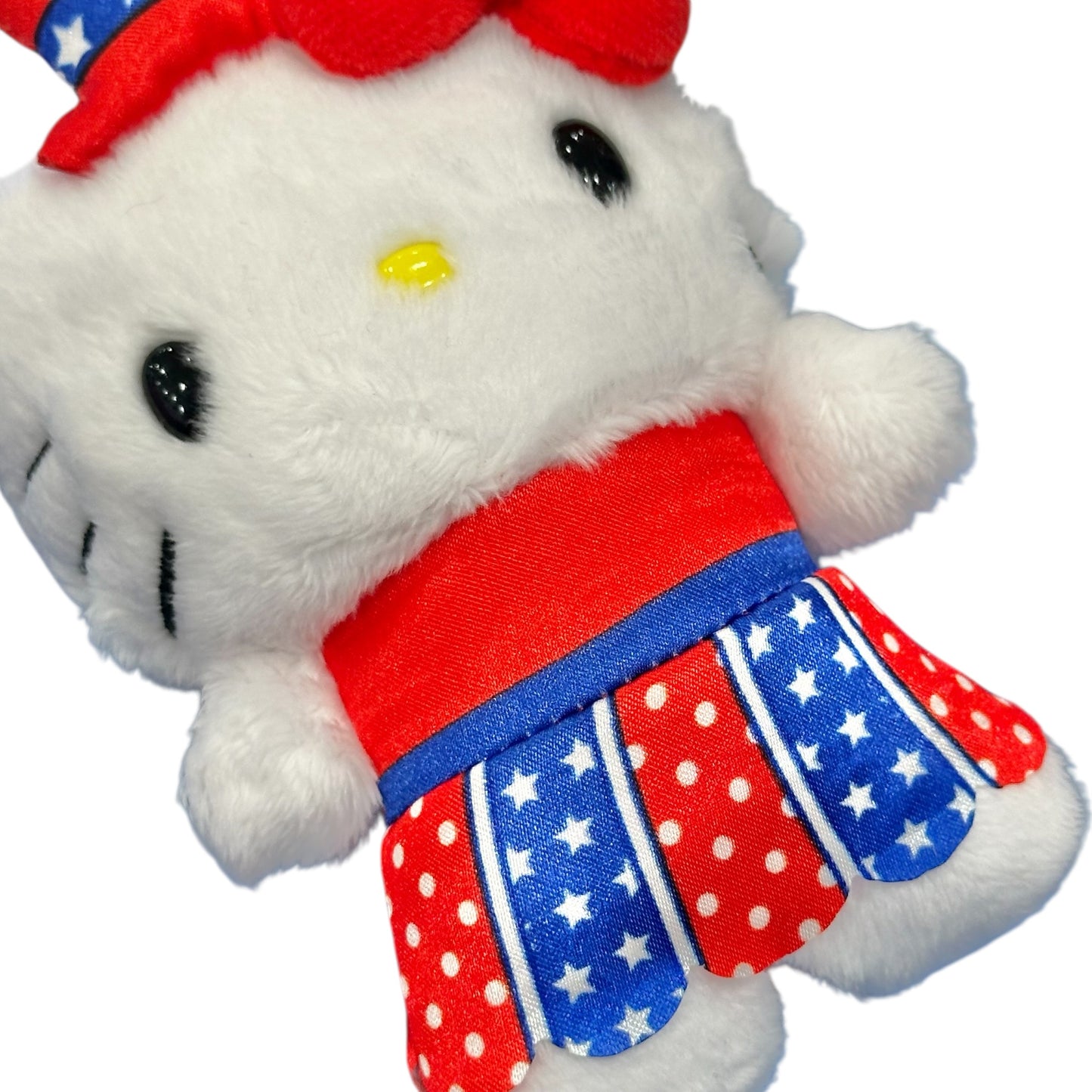 Hello Kitty "American" Flat Mascot Clip On