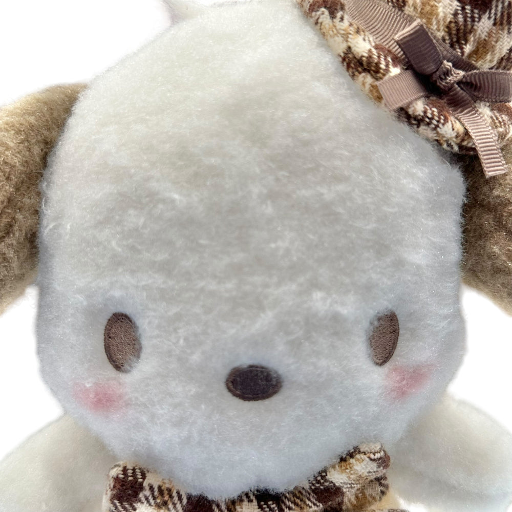 Pochacco "Mocha Check" 7in Plush