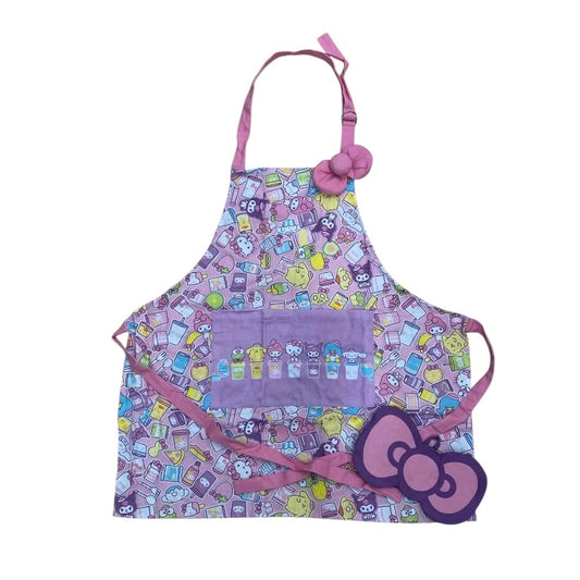 Hello Kitty & Friends "Snack Shop" Adult Apron & Potholder Set