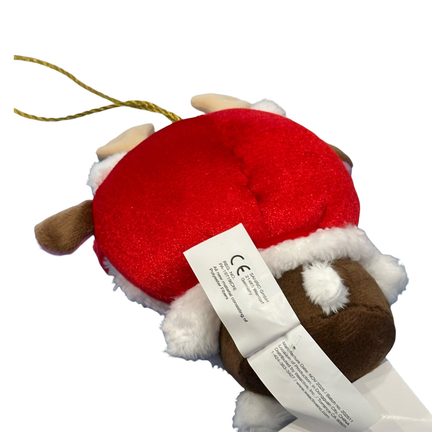 Hello Kitty "Santa Claus Costume Reindeer" Mascot Ornament