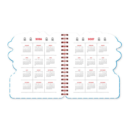 Hello Kitty & Friends 2027 Retro Die-Cut Weekly Planner