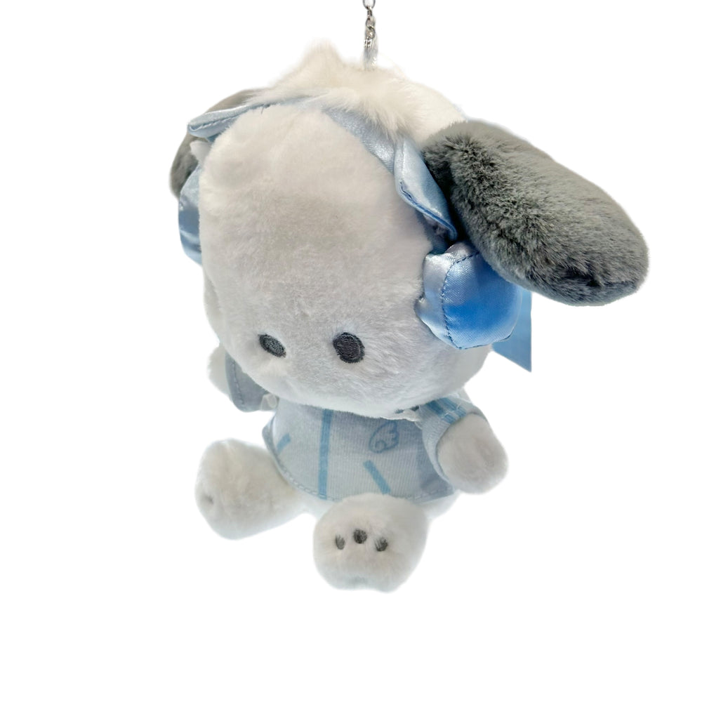 Pochacco "Blue" Keychain w/ Mascot