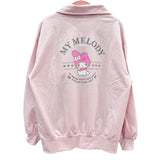 My Melody Half Zip Up Sweatshirt