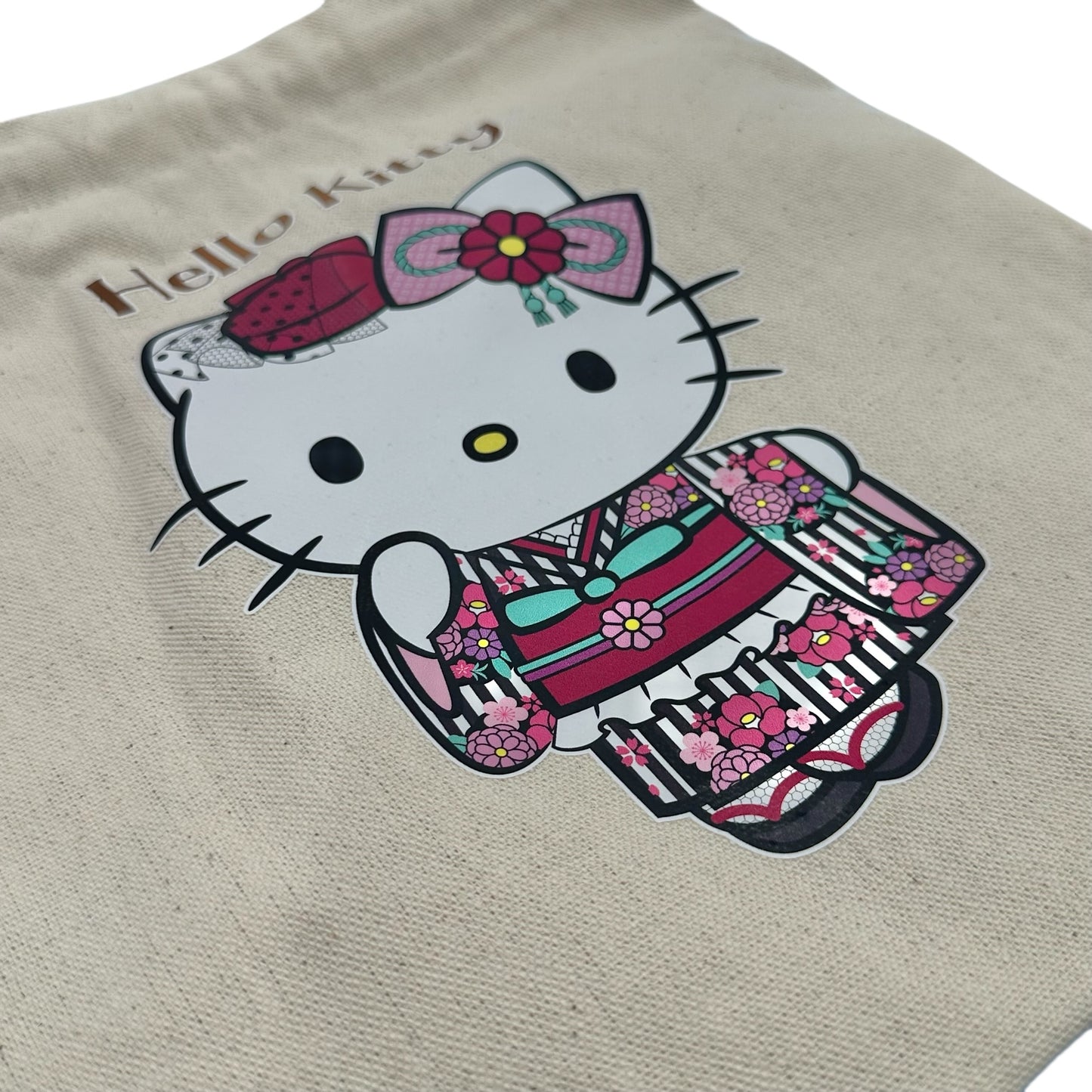 Hello Kitty "Retro Modern Kimono" Small Tote Bag