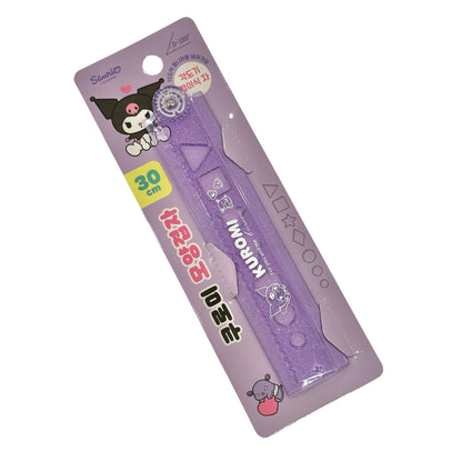 Kuromi 30cm Shaped Ruler
