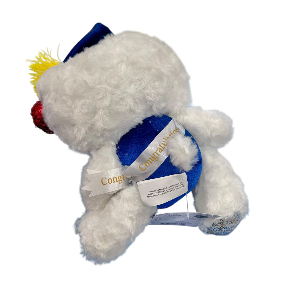 Hello Kitty "White Graduation" 8in Plush