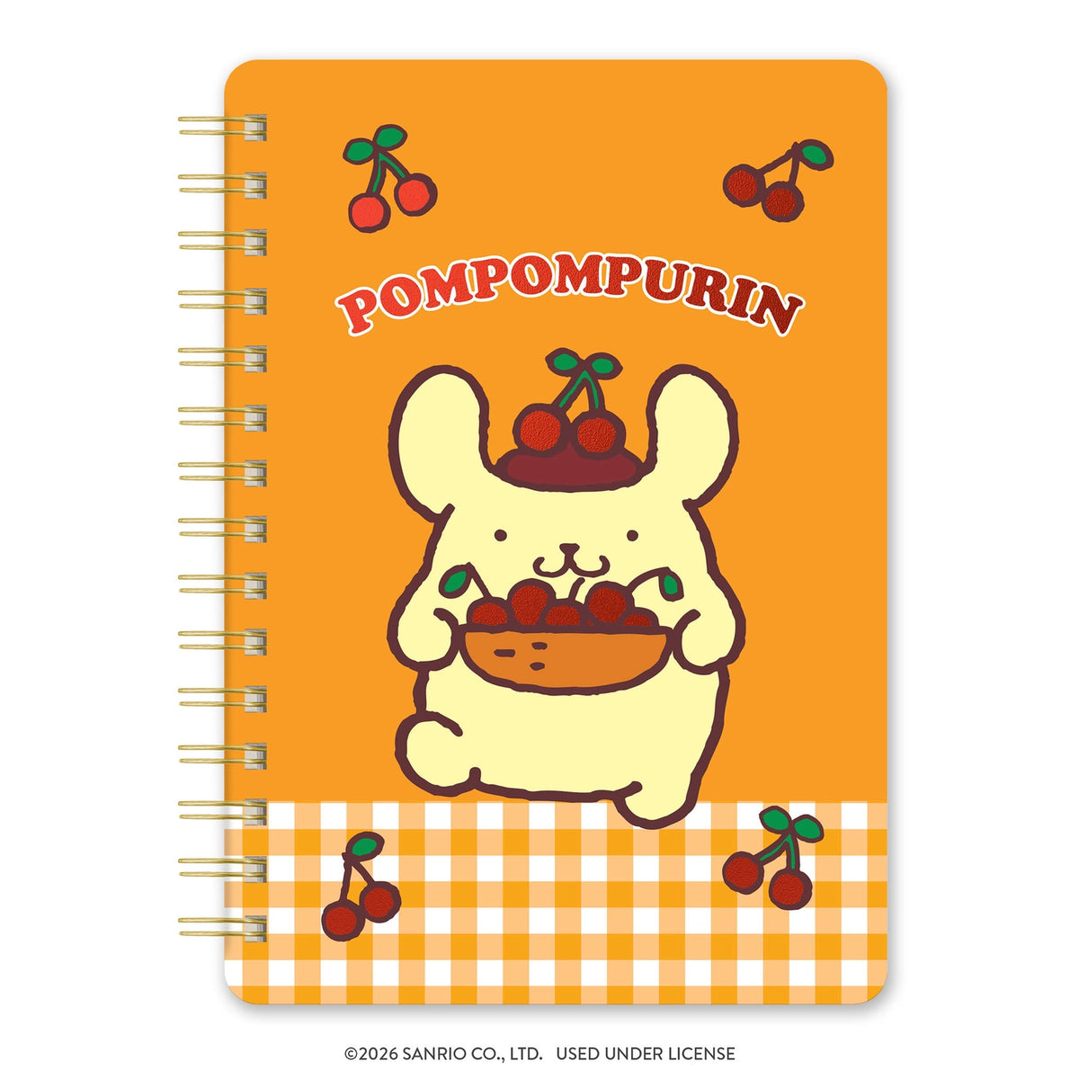 Pompompurin "Cherry" Agatha Notebook