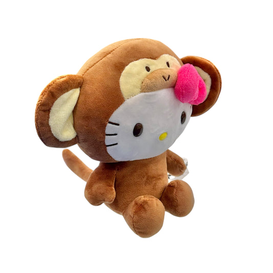Hello Kitty "Monkey Tropical Animal" 7in Plush
