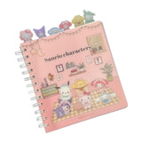 Sanrio Characters "Room" Index Notebook (Pink)